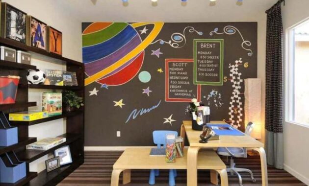 How to decorate kids study room