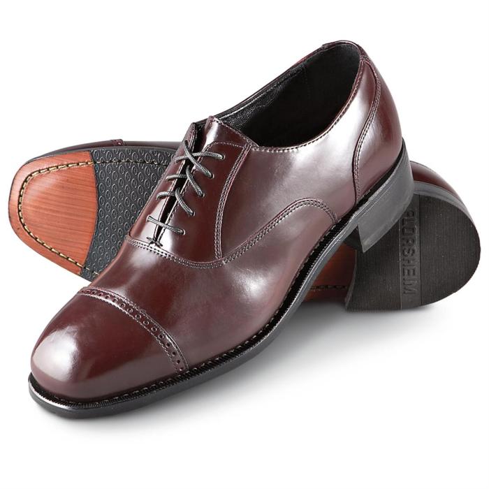 Mens cap toe dress shoes