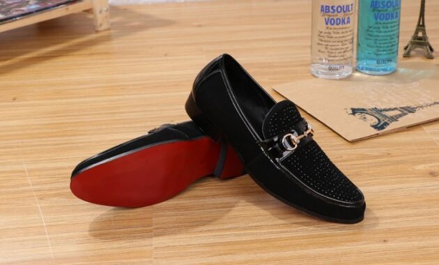 Red bottom dress shoes men