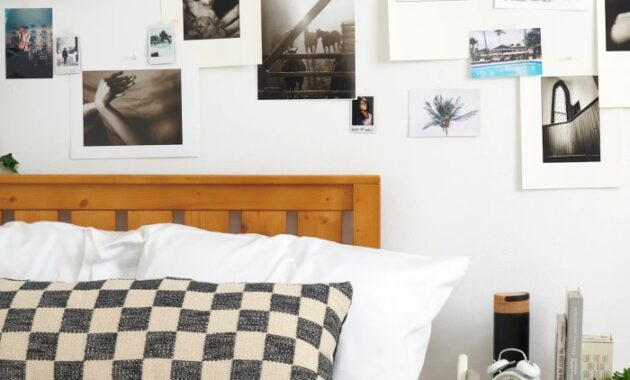 How to decorate dorm room with bare walls