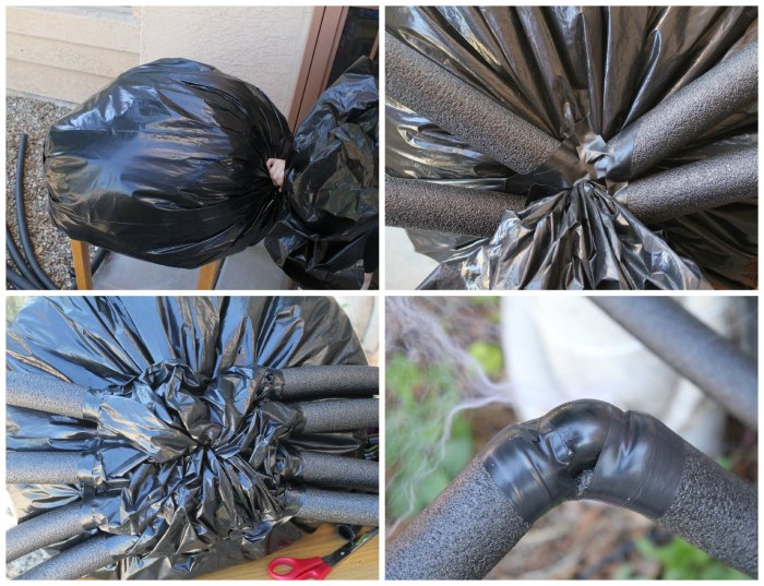 How to make a giant spider decoration