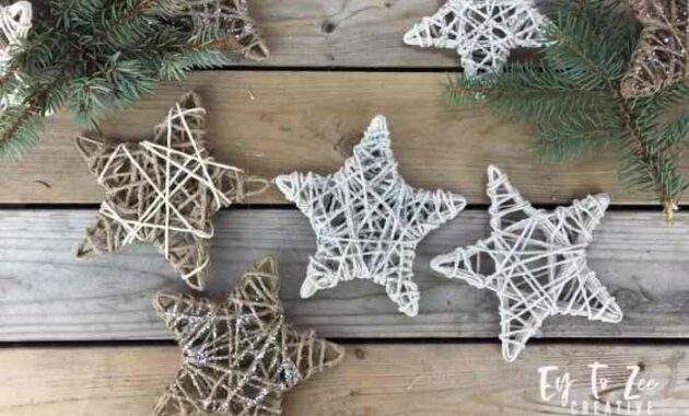 How to make a string star decoration