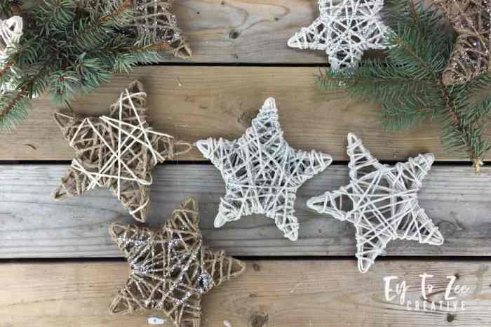 How to make a string star decoration