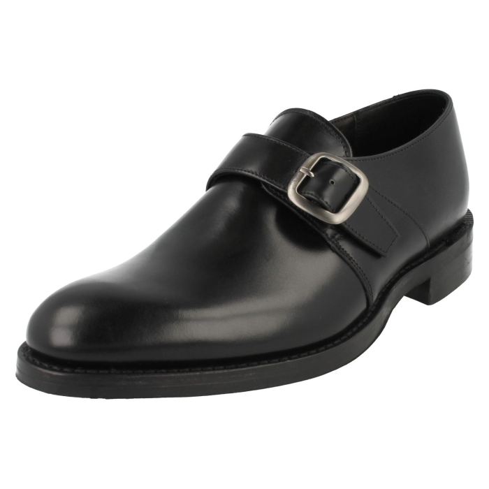 Mens leather buckle dress shoes