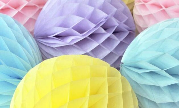 How to make tissue paper balls for decoration