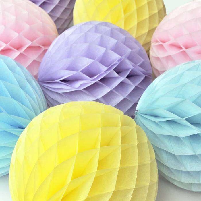 How to make tissue paper balls for decoration