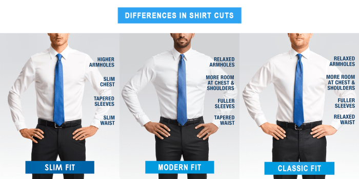 Slim fit dress shirts for men