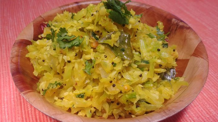 How to cook cabbage in south indian style