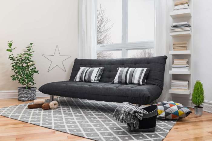 How to decorate a room with a futon